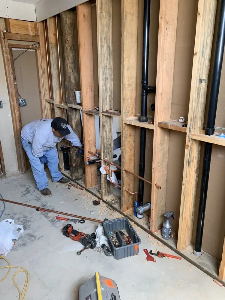 Commercial rough-in plumbing for Trenchless Sewer Repair in Levittown